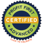 Badge to certify a Profit First Professional