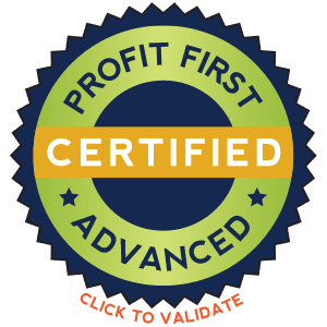 Badge to certify a Profit First Professional