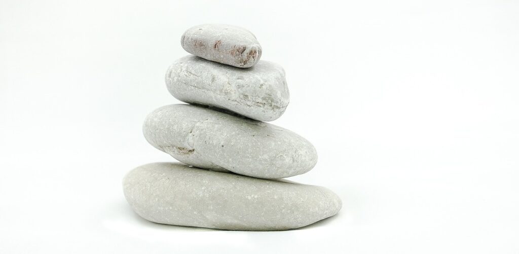 A tower of balanced stones